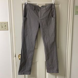 🌷3 for$25🌷Caractère, US S, Grey & White Pinstripe Pocketed Straight Leg Pants
